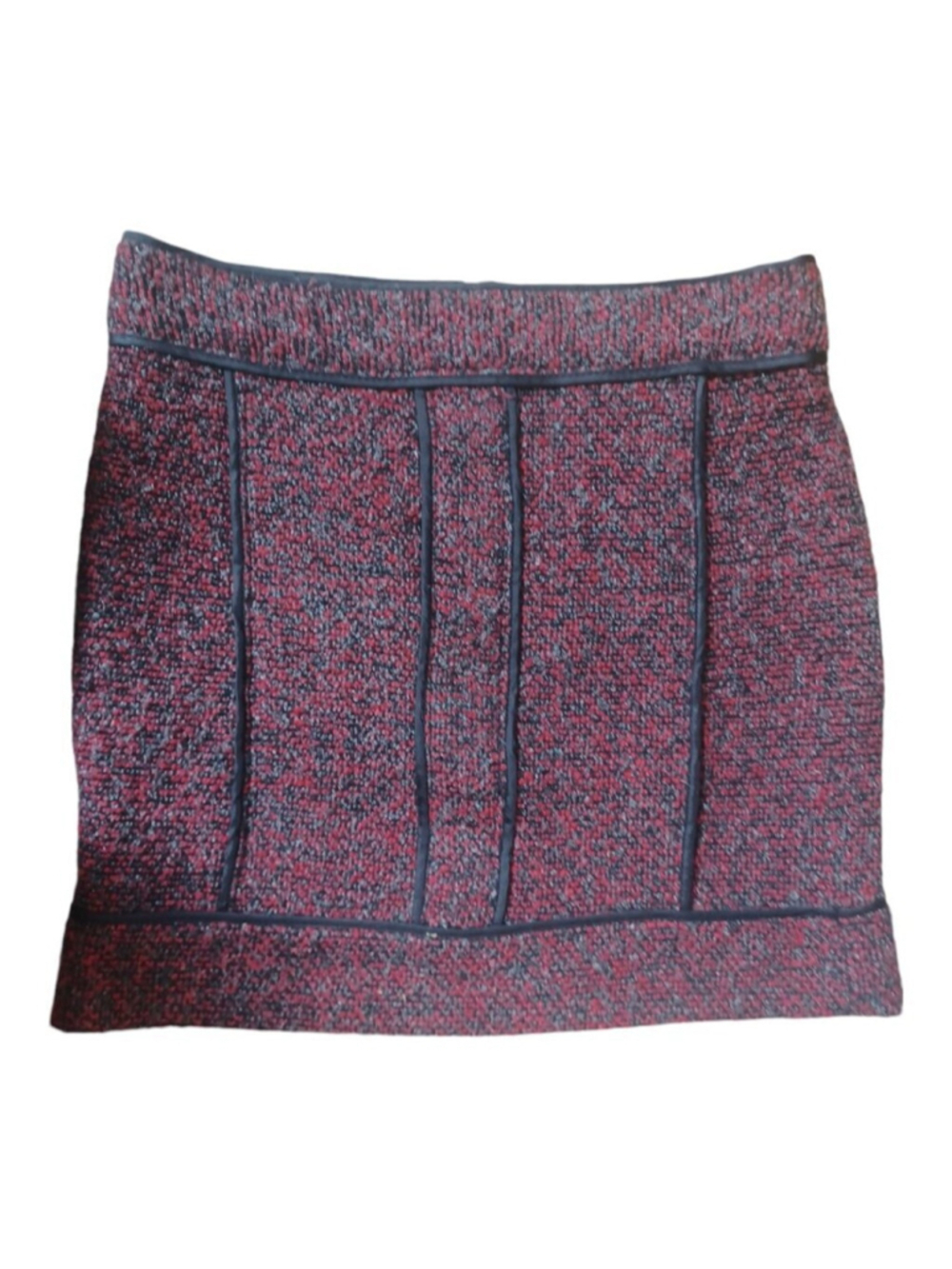Adrienne Vittadini wool Tweed short skirt 6